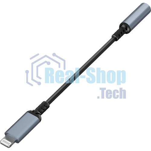 Переходник Defender JACK03-02 PRO 3.5 jack(F)-Lightning(M) c ЦАП 1