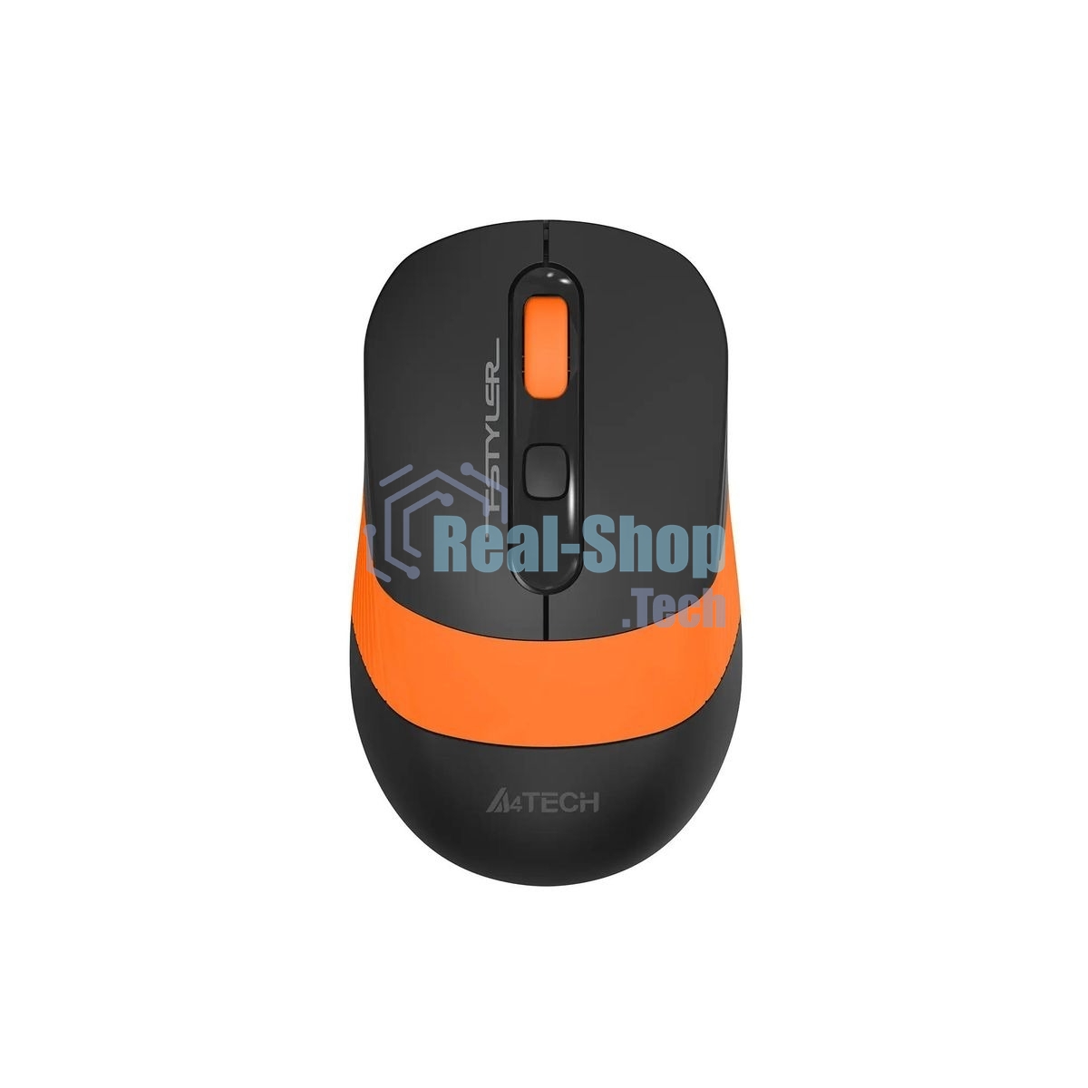 Комплект клавиатура+мышь A4Tech FStyler FG1010 беспроводной, USB, 2000 DPI, чёрный/оранжевый