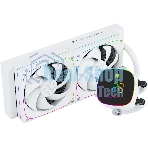 Система жидкостного охлаждения Thermalright Frozen Horizon 240 Digital (240мм, LED temp., White, ARGB/Fans: 2x120мм, 68.9CFM, 28.2dBA, 2000RPM/Pump height 53.2мм, Rad thickness 27мм/S: 1700, 1200, 1851, 115X, AM5, AM4)