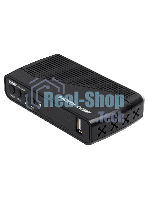 Приставка для цифрового ТВ BBK SMP028HDT2 черный, DVB-T2, DVB-T, HDMI, USB 2.0