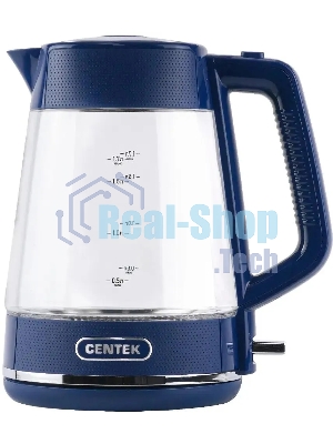 Чайник Centek CT-1014 2200 Вт, 1.7 л, синий