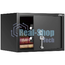 Сейф Deli Srock ET561 200x310x200мм ключевой