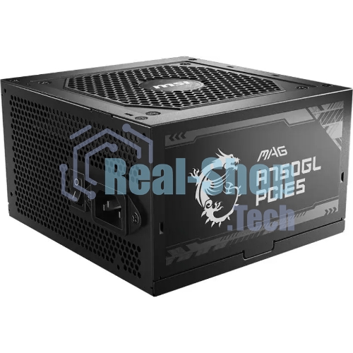 Блок питания MSI ATX 750W MAG A750GL PCIE5 Gen.5 80 PLUS gold (20+4pin) APFC 120мм fan 8xSATA Cab Manag RTL
