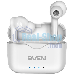 Гарнитура вкладыши SVEN E-701BT белый беспроводные bluetooth в ушной раковине