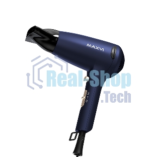 Фен Maxvi HD2001 синий, 2000 Вт