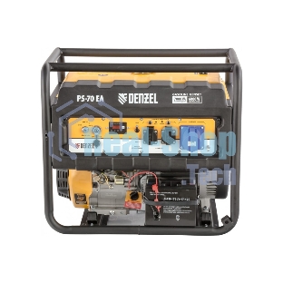 Электрогенератор бензиновый Denzel PS 70 EA, 7 кВт, 85 дБ, 88 кг