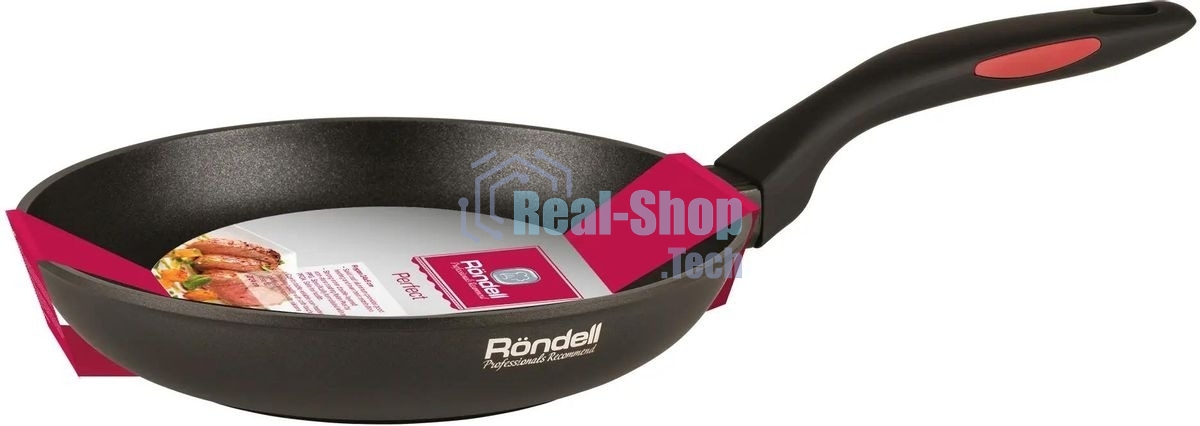 Сковорода Rondell Perfect RDA-1561, 28 см, без крышки, черный