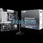 Материнская плата ASUS PRIME B860M-A WIFI, LGA 1851, Intel B860, 4xDDR5, 4xSATA, 2xM.2, 1xPCIe 5.0 x16, 1xPCIe 4.0 x16, 1xPCIe 4.0 x1, 2xDP, 1xHDMI, 1x 2.5Gb LAN, 1xUSB-C 20Gbps, 1xUSB-A 10Gbps, 2xUSB-A 5Gbps, 4xUSB-A 2.0, 3x3.5 мм, 7.1, micro-ATX.