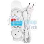 Удлинитель бытовой Smartbuy (SBE-10-3-1.5m-N) 3 гн х 1,5 м белый