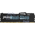 Оперативная память Kingston Fury Beast, DDR5, 32Gb (2x16 Gb), 6400 MHz, CL32, радиатор, RGB, черный