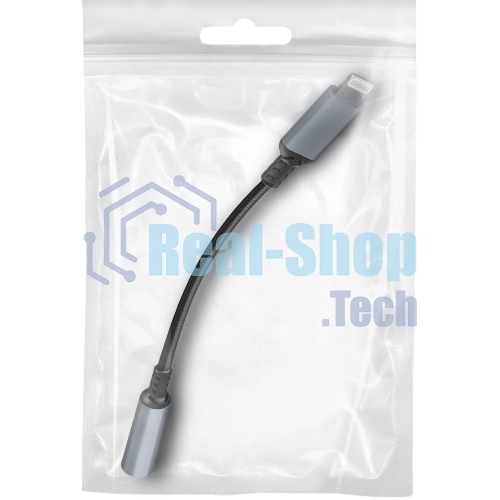 Переходник Defender JACK03-02 PRO 3.5 jack(F)-Lightning(M) c ЦАП 1