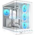 Корпус SAMA V62S, Midi-Tower, белый, 4 x 120 мм