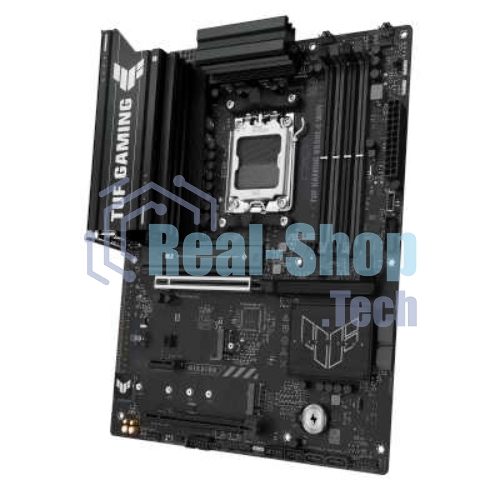Материнская плата ASUS TUF GAMING B650-E WIFI, AM5, AMD B650, 4xDDR5, 4xSATA, 3xM.2, 1xPCIe 4.0 x16, 1xPCIe 4.0 x16, 1xPCIe x1, 1xDP, 1xHDMI, 1x2.5Gb LAN, Wi-Fi 6E, Bluetooth 5.3, 2xUSB-C (1x10Gbps, 1x20Gbps), 3xUSB-A 5Gbps, 2xUSB-A 10Gbps, 3xUSB-A 2.0, 5x3.5 мм, 7.1, ATX