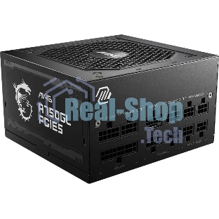Блок питания MSI ATX 750W MAG A750GL PCIE5 Gen.5 80 PLUS gold (20+4pin) APFC 120мм fan 8xSATA Cab Manag RTL
