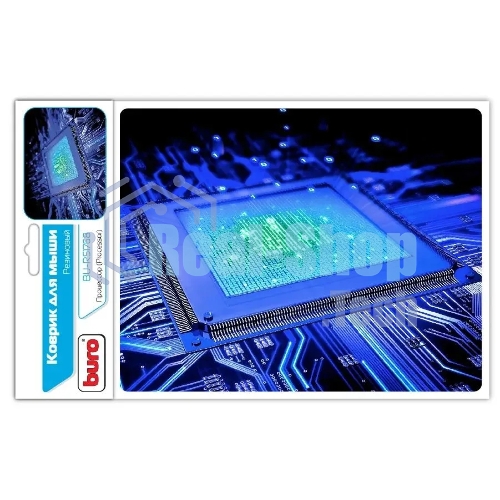 Коврик для мыши Buro BU-R51768 рисунок/процессор