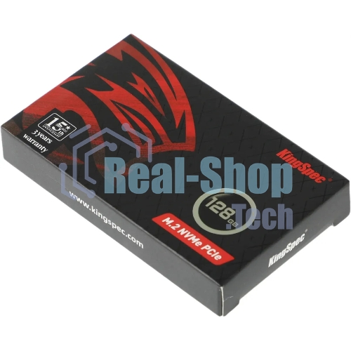 Накопитель SSD KingSpec NE-128, 128Gb, PCIe 3.0 x4, M.2 2280, R/W 1800/600