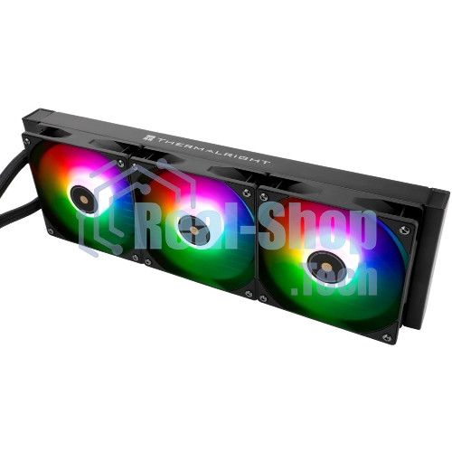 Система жидкостного охлаждения Thermalright Core Vision 360 (360mm, LED, Black, ARGB/Fans: 3x120mm, 72.37CFM, 27.7dBA, 2000RPM/Pump height 66mm, Rad thickness 27mm/S: 1700, 1200, 1851, 115X, 2011, 2066, AM5, AM4)