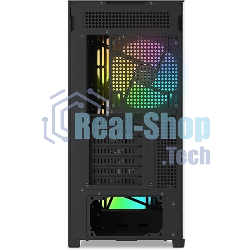 Корпус SAMA Z60, Midi-Tower, чёрный, 4 x 140 мм