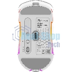Мышь беспроводная Oklick 900GMW белый, 26000 dpi, радиоканал, Bluetooth, USB, кнопки - 6