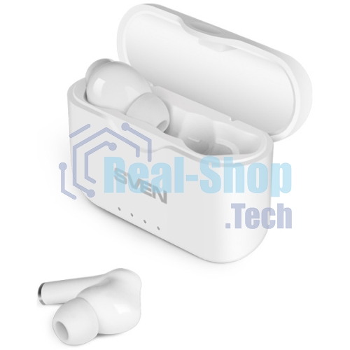 Гарнитура вкладыши SVEN E-701BT белый беспроводные bluetooth в ушной раковине
