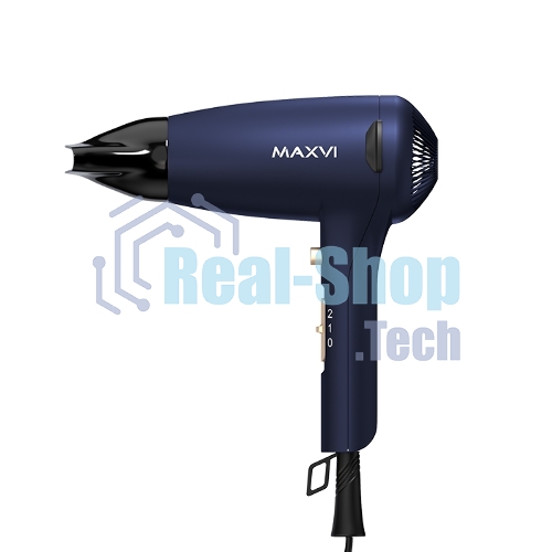 Фен Maxvi HD2001 синий, 2000 Вт