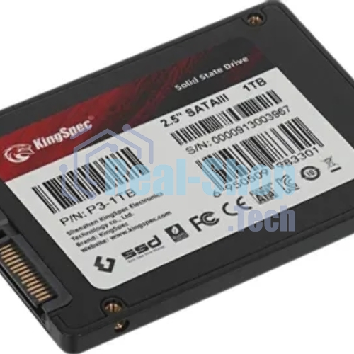 Накопитель SSD KingSpec P3-1Tb, 1Tb, SATA, 2.5