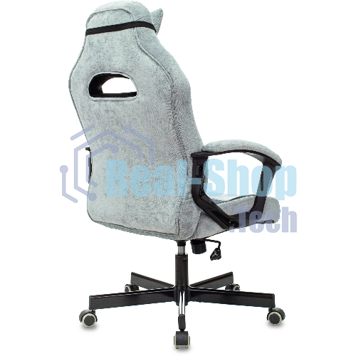 Кресло Бюрократ VIKING 6 KNIGHT BL FABRIC синий, ткань, 120 кг, механизм качания