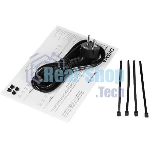 Блок питания Digma DPSU-750W-WH RTL, 750Вт, 80 PLUS, 120мм, черный