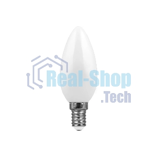 Лампа светодиодная Feron LB-66 7W 230V E14 2700K матовая