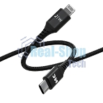 Кабель MORE CHOICE (4620202554178) K69ia 2м USB 3.0A PD 27W для Lightning ng 8-pin Type-C - 2м, черный