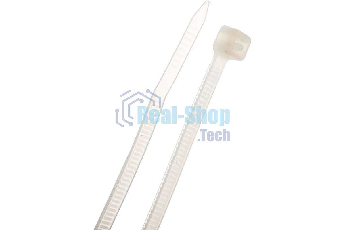 Нейлоновые стяжки Fortisflex КСС 4х150 мм белый 100 шт