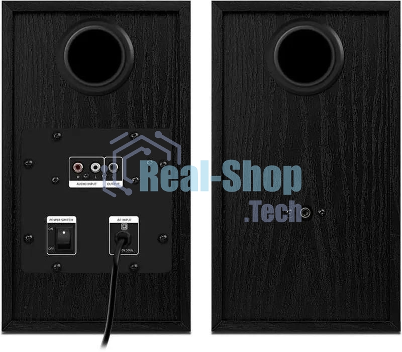 Акустическая система SVEN SPS-614 2.0 (2x20W, Bluetooth, дерево, black)