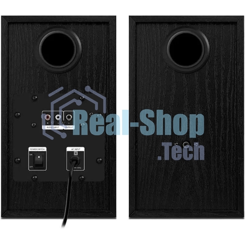 Акустическая система SVEN SPS-614 2.0 (2x20W, Bluetooth, дерево, black)