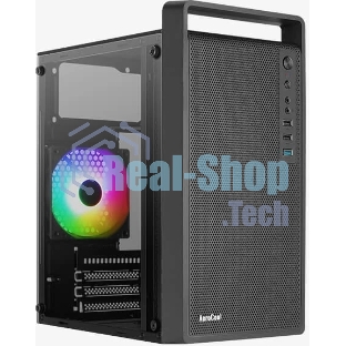 Компьютерный корпус MiniTower Aerocool/Formula CS-109-G-BK-v1 (mATX, USB3x1, USB2x2, 120мм RGb fan, без БП) (4711099472376)