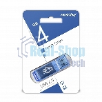 Флешка USB Smartbuy Glossy series Blue (SB4GbGS-B), 4Gb, USB 2.0, R/W 25/15, синий