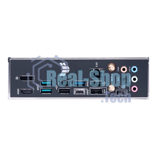 Материнская плата ASUS TUF GAMING B650M-PLUS WIFI, AM5, AMD B650, 4xDDR5, 4xSATA, 2xM.2, 1xPCIe 4.0 x16, 1xPCIe 4.0 x4, 1xDP, 1xHDMI, 1x 2.5Gb LAN, 4xUSB-A 3.2 Gen 2, 1xUSB-A 3.2 Gen 1, 1xUSB-C 3.2 Gen 2x2, 5x3.5 мм, 7.1, mATX
