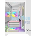 Компьютерный корпус AeroCool/Formula Crystal Z9ML Floe белый без БП mATX 4x120мм 2xUSB 3.0 1xUSB3.1 audio bott PSU