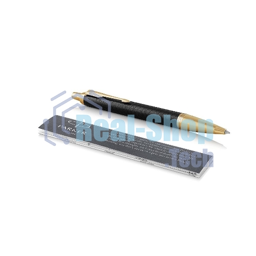 Ручка шариковая Parker IM Premium K323 (CW1931667) Black GT, M, синие чернила, подарочная коробка