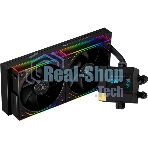 Система жидкостного охлаждения Thermalright Core Matrix 240 Vision (240мм, LED, Black, ARGB/Fans: 2x120мм, 68.9CFM, 28.2dBA, 2000RPM/Pump height 64.4мм, Rad thickness 27мм/S: 1700, 1200, 1851, 115X, AM5, AM4)