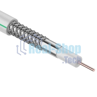 Кабель коаксиальный CAVEL SAT 703 B, Cu/Al/CuSn, 75%, 75 Ом, 7 метров, белый (цена за метр)