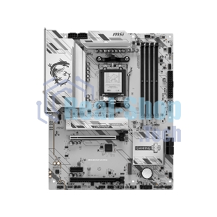 Материнская плата MSI B850 GAMING PLUS WIFI6E, AM5, AMD B850, 4xDDR5, 4xSATA, 2xM.2, 1xPCIe 4.0 x16, 1xPCIe 4.0 x4, 1xPCIe 3.0 x1, 1xDP, 1xHDMI, 1x2.5Gb LAN, Wi-Fi 6E, Bluetooth 5.3, 1xUSB-C 10Gbps, 3xUSB-A 10Gbps, 4xUSB-A 5Gbps, 2x3.5 мм, 7.1, ATX