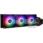 Система жидкостного охлаждения Thermalright Core Vision 360 (360mm, LED, Black, ARGB/Fans: 3x120mm, 72.37CFM, 27.7dBA, 2000RPM/Pump height 66mm, Rad thickness 27mm/S: 1700, 1200, 1851, 115X, 2011, 2066, AM5, AM4)