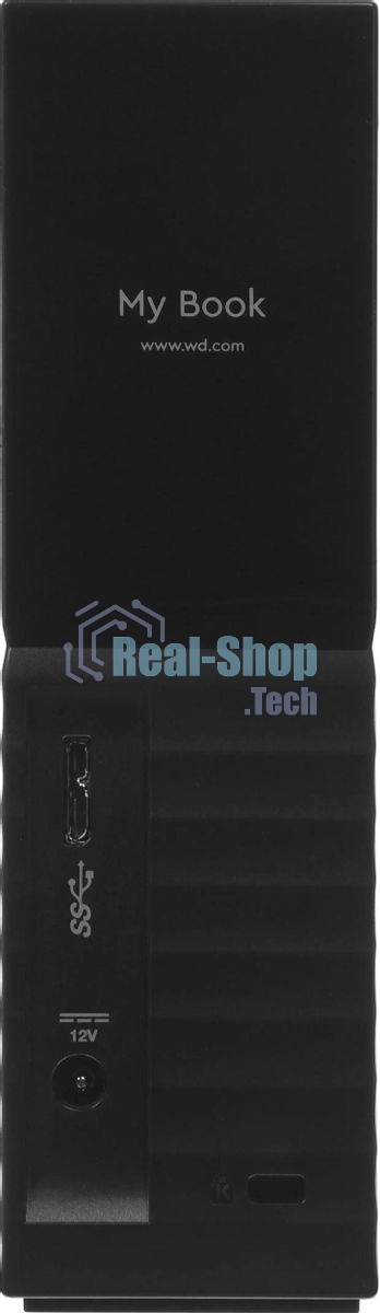 Внешний HDD Western Digital My Book WDBBGB0220HBK, 22TB, USB 3.2 Gen 1 Type-A, 5400 rpm, черный