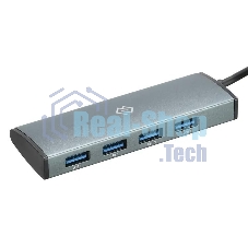 USB-концентратор Digma HUB-4U3.0-UC-G, USB-C, USB 3.0 4 порта, USB