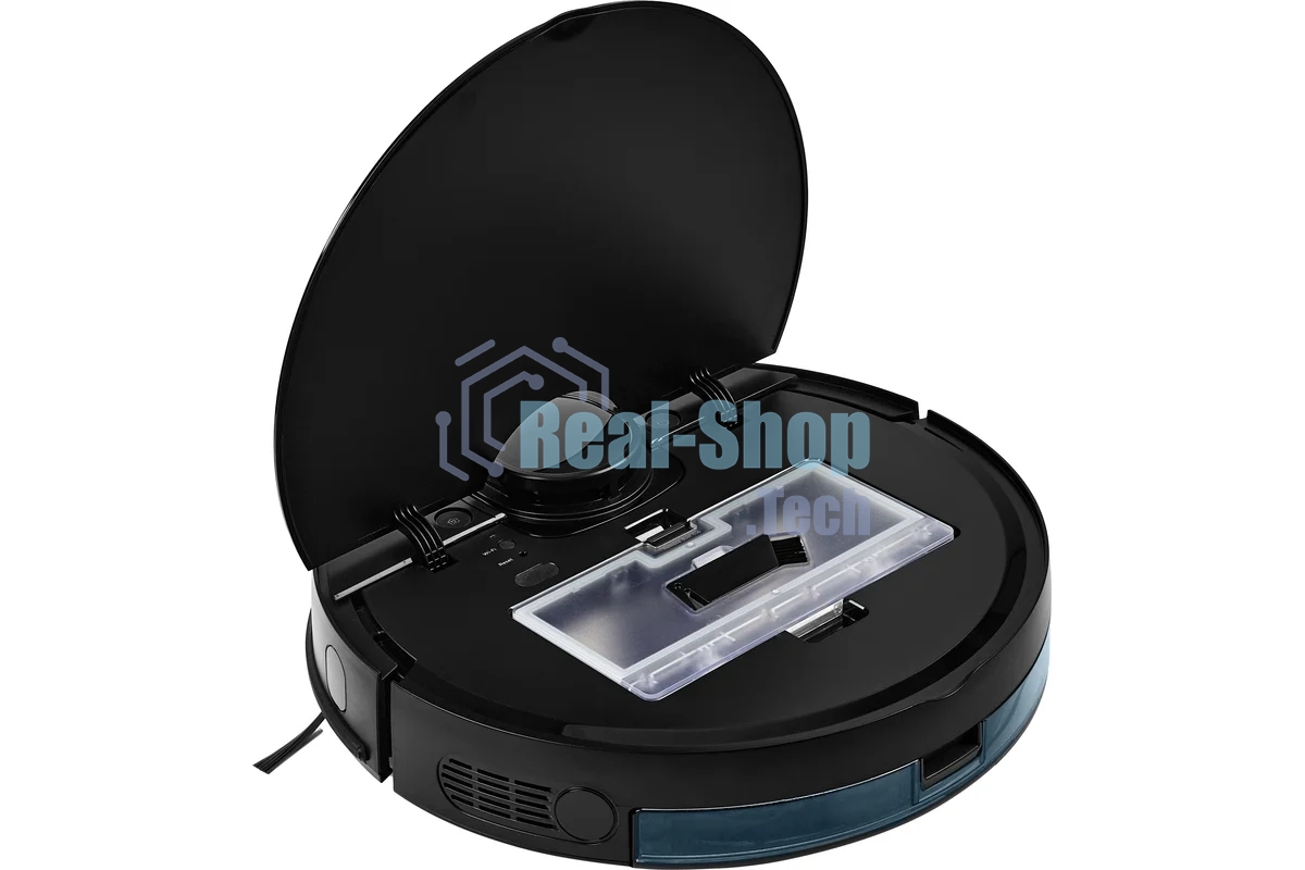 Робот-пылесос Horizont H-Clean RVC Pro Max 105 черный, 5200 мАч Li-Ion, уборка сухая/влажная, пылесборник контейнер 0,25 л