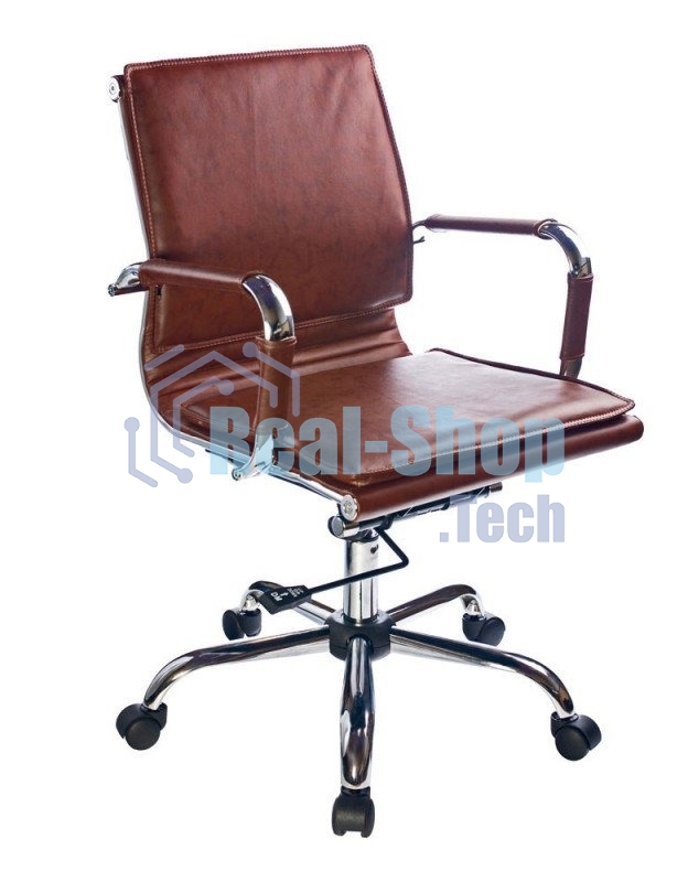 Кресло Бюрократ CH-993-Low/Brown коричневый, экокожа