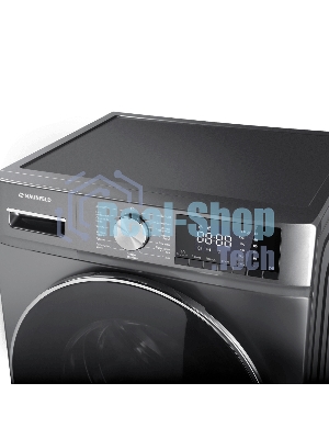 Стиральная машина Maunfeld MFWM127ISB02 графит, загрузка фронтальная 7кг, 1200 об/мин., класс: A+++