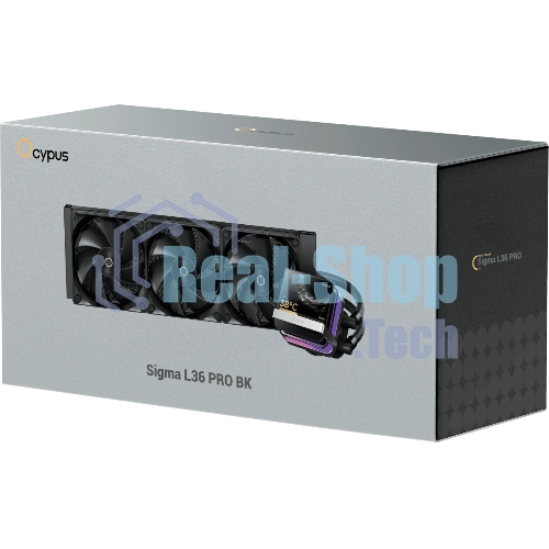 Система жидкостного охлаждения Ocypus Sigma L36 PRO BK IPS Display/черный/310W/All Intel/AMD AM*/Screws