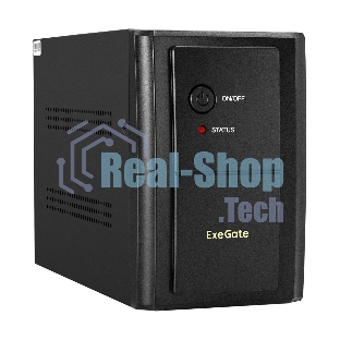 Источник бесперебойного питания ExeGate EX292606RUS SpecialPro UNB-2000.LED.AVR.1SH.2C13 2000VA/1200W, LED, AVR,1*Schuko+2*C13, металлический корпус, черный
