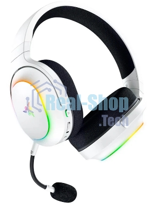 Гарнитура Razer Barracuda X Chroma белый, беспроводная, радиоканал, до 70 ч, съёмный микрофон, подсветка